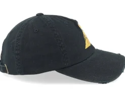 Dad Cap-Abducted Pizza Black Destroyed Dad Cap -