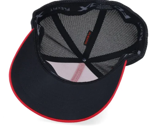 New Fox Absolute Hat Flame Red/Black Mesh Flexfit -