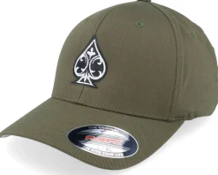Flexfit-Iconic Ace Of Spades Olive Flexfit - Green