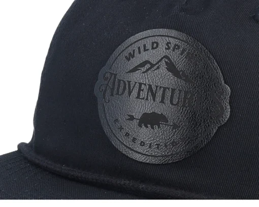 Sale Wild Spirit Adventures Expeditions Patch Rope Snapback - Black