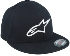 Fitted | Motor-Alpinestars Ageless Flatbill 1 Black/White Fitted -