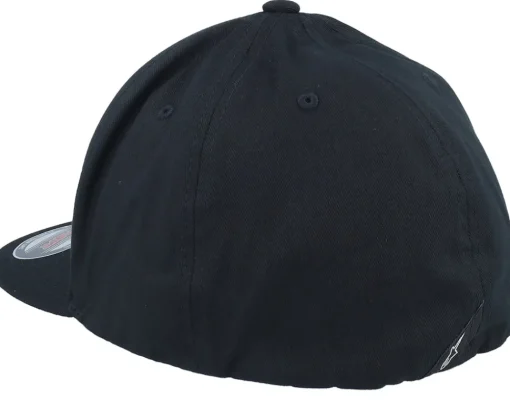 Fitted | Motor-Alpinestars Ageless Flatbill 1 Black/White Fitted -