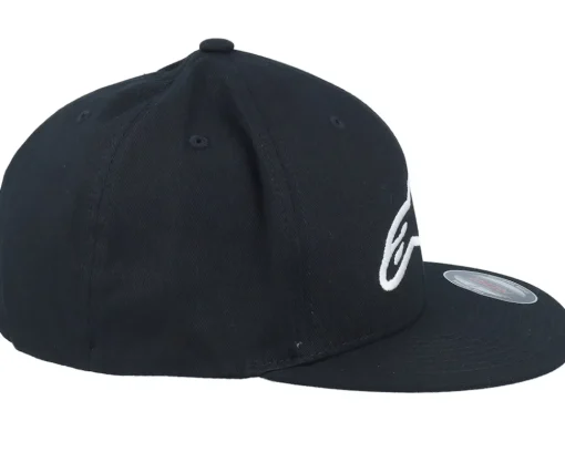 Fitted | Motor-Alpinestars Ageless Flatbill 1 Black/White Fitted -
