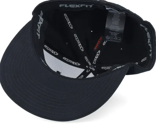 Fitted | Motor-Alpinestars Ageless Flatbill 1 Black/White Fitted -