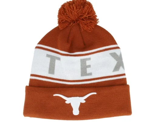 Pom Beanies-Top of the World Alabama Crimson Tide Cuffed Knit West Cardinal Pom - Red