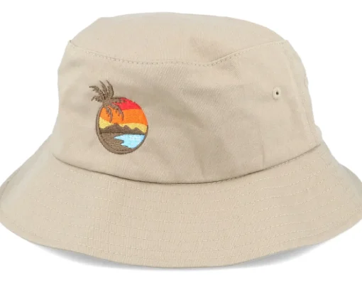 Online Iconic Aloha Sunset Khaki Bucket -