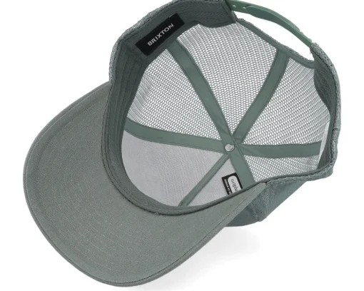 Trucker-Brixton Alpha Block X C Mesh Agave /Agave A-Frame Trucker - Green