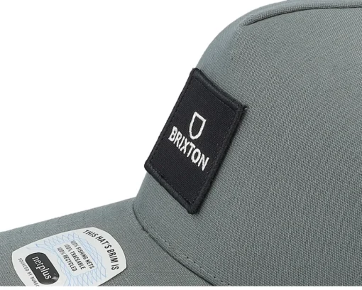 Trucker-Brixton Alpha Block X C Mesh Agave /Agave A-Frame Trucker - Green