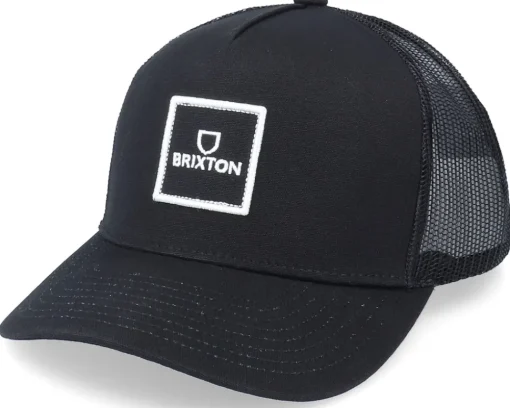 Trucker-Brixton Alpha Block X C Mesh Agave /Agave A-Frame Trucker - Green