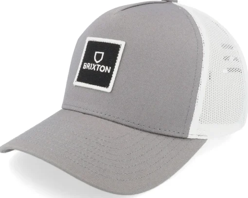 Trucker-Brixton Alpha Block X C Mesh Agave /Agave A-Frame Trucker - Green