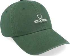 Dad Cap-Brixton Alpha Cap Trekking Vintage Wash Dad Cap - Green