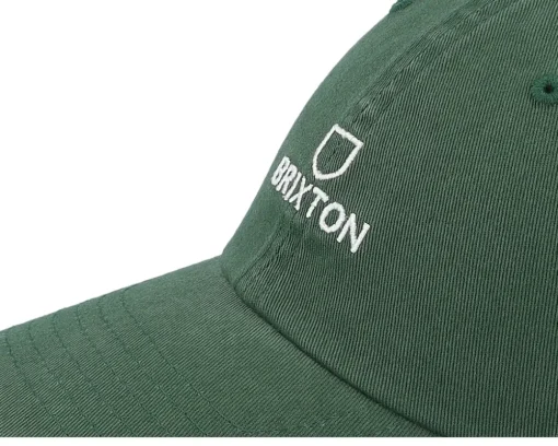 Dad Cap-Brixton Alpha Cap Trekking Vintage Wash Dad Cap - Green
