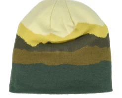 Traditional Beanies-Beechfield Alpine Mountain Peaks Pull-on Beanie - Green