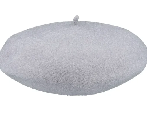 Berets-CTH Ericson Amelie Wool Dark Grey Beret -