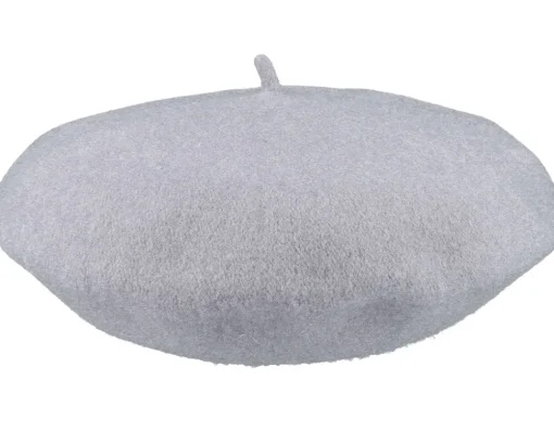 Berets-CTH Ericson Amelie Wool Dark Grey Beret -