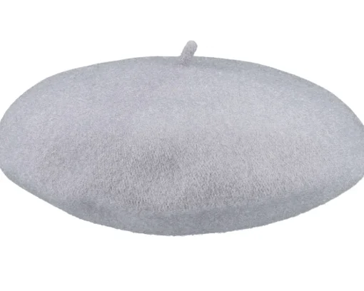 Berets-CTH Ericson Amelie Wool Dark Grey Beret -
