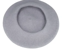 Berets-CTH Ericson Amelie Wool Dark Grey Beret -