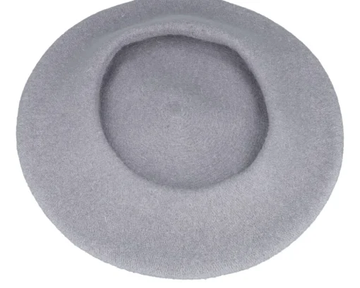 Berets-CTH Ericson Amelie Wool Dark Grey Beret -