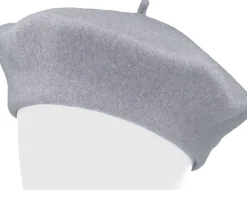Berets-CTH Ericson Amelie Wool Dark Grey Beret -