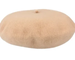 Berets-CTH Ericson Amelie Wool Sand Beret -