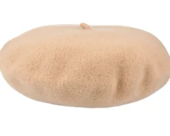 Berets-CTH Ericson Amelie Wool Sand Beret -