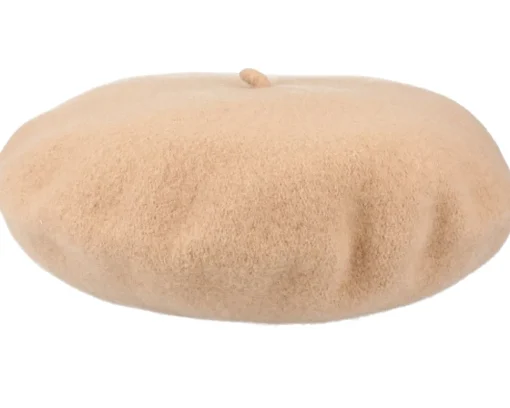 Berets-CTH Ericson Amelie Wool Sand Beret -