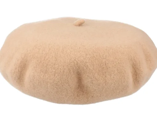 Berets-CTH Ericson Amelie Wool Sand Beret -