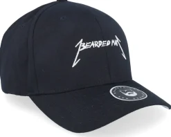 Flexfit-Bearded Man American Heavy Metal Logo Black Flexfit -