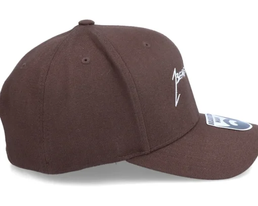 Adjustable-Bearded Man American Heavy Metal Logo Brown 110 Adjustable -