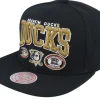 Snapback-Mitchell & Ness Anaheim Ducks Champ Stack Black Snapback -
