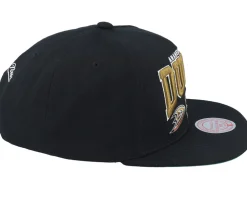 Snapback-Mitchell & Ness Anaheim Ducks Champ Stack Black Snapback -