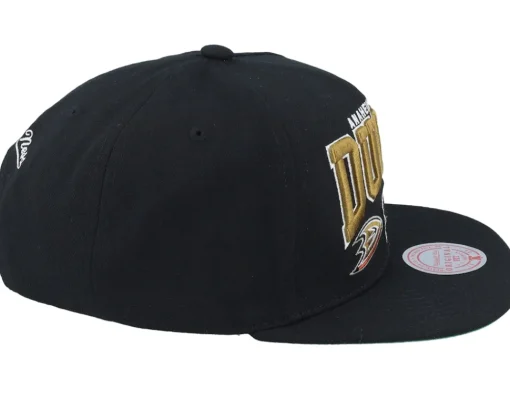 Snapback-Mitchell & Ness Anaheim Ducks Champ Stack Black Snapback -