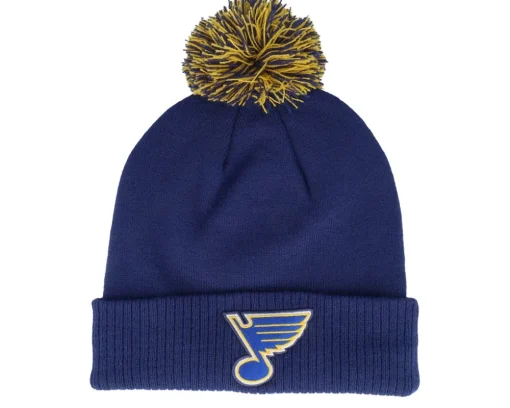 Fashion Adidas Anaheim Ducks NHL Cuff Beanie Pom - Black