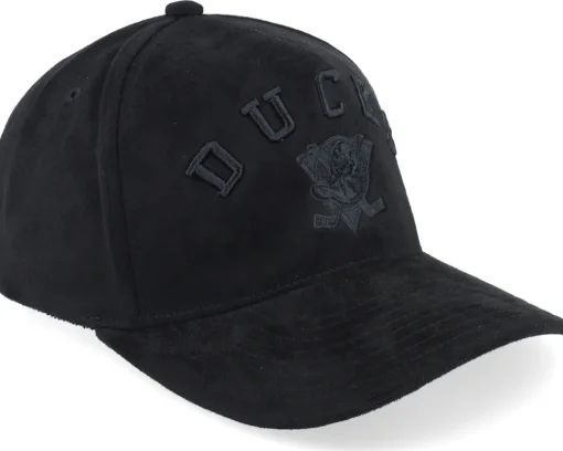 Adjustable-Mitchell & Ness Anaheim Ducks Nightshade Pro Cap Vintage A-frame Adjustable - Black