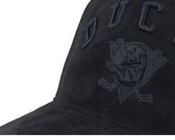 Adjustable-Mitchell & Ness Anaheim Ducks Nightshade Pro Cap Vintage A-frame Adjustable - Black