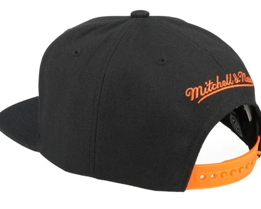 Snapback-Mitchell & Ness Anaheim Ducks Retro Lock Up Snapback - Black