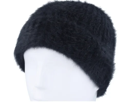 Hot Seeberger Angora Black Cuff -