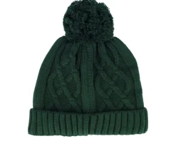 Knitted Beanies-Cabaïa Appletini Dark Green Pom -