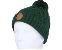 Knitted Beanies-Cabaïa Appletini Dark Green Pom -