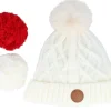 Knitted Beanies-Cabaïa Appletini White Polar Pom -
