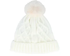 Knitted Beanies-Cabaïa Appletini White Polar Pom -