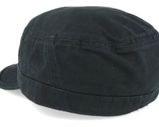 Army-Stetson Army Cotton Black Fitted -