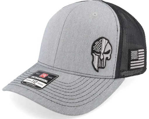 Flexfit-Army Head Army Skull Usa /Gold Flexfit - Black
