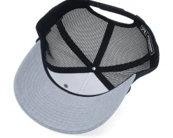 Trucker-Army Head Army Skull Usa Brown Patch Heather /Black Rope A-Frame Trucker - Grey