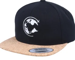 Snapback-Bacpakr Around The World Cork Black Snapback -