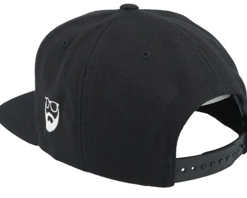 Snapback-Bearded Man At The Top Black Snapback -