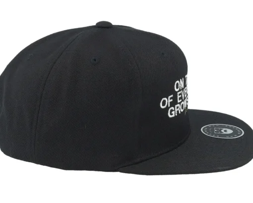 Snapback-Bearded Man At The Top Black Snapback -
