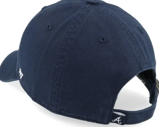 Dad Cap-47 Brand Atlanta Braves Clean Up Navy Dad Cap -