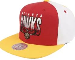 Snapback-Mitchell & Ness Atlanta Hawks Billboard 2 Hwc /Yellow Snapback - Red