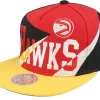 Best Mitchell & Ness Atlanta Hawks Multiply Snapback - Red